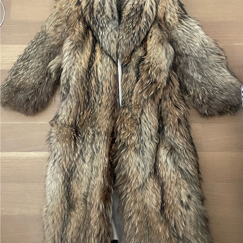 Luxurious Fur Coat in Brown